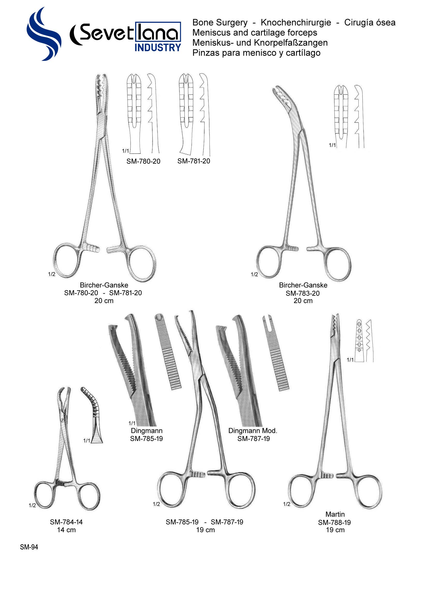 Meniscus and Cartilage Forceps