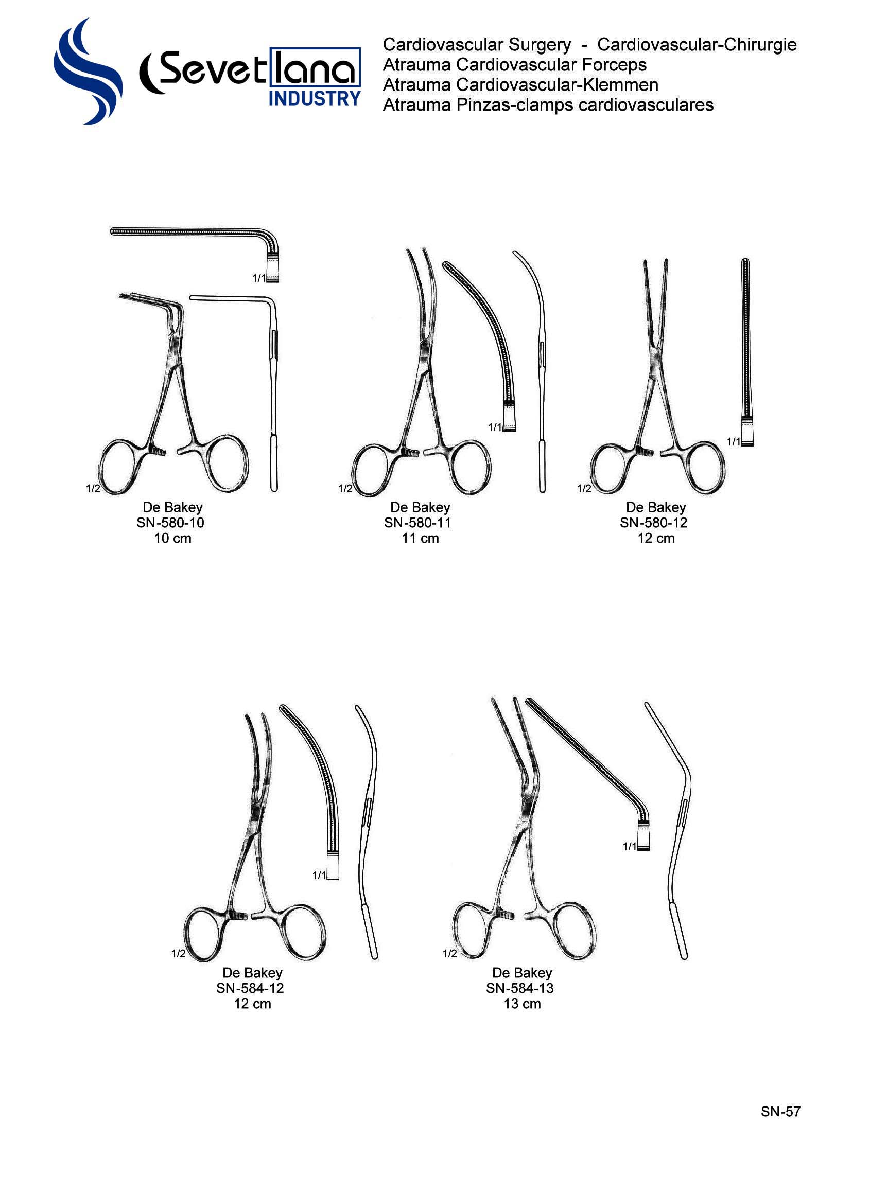 Atrauma Cardiovascular Forceps