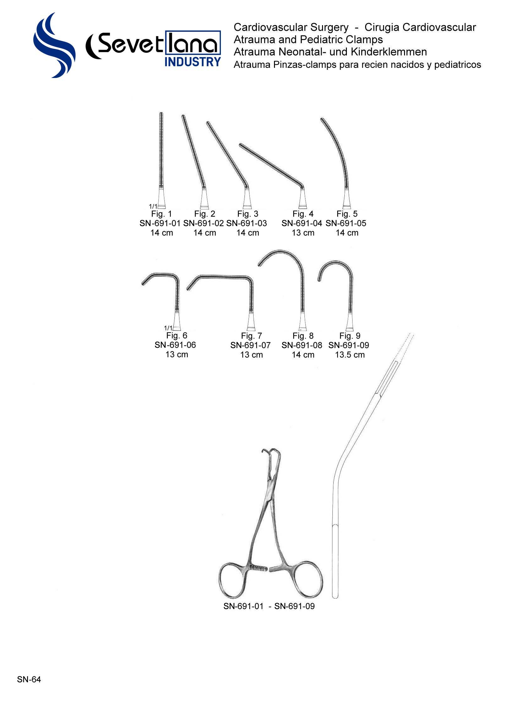 Atrauma and Pediatric Clamps