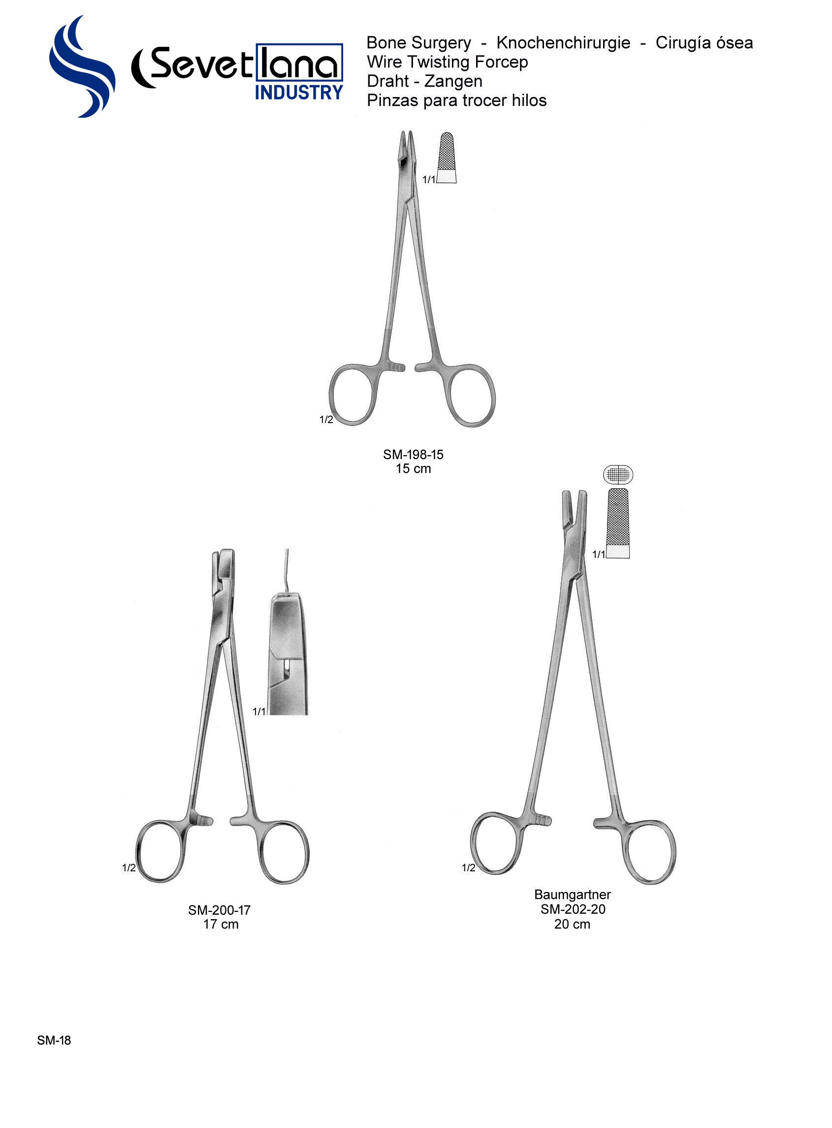 Wire Twisting Forcep 15.0cm T/C
