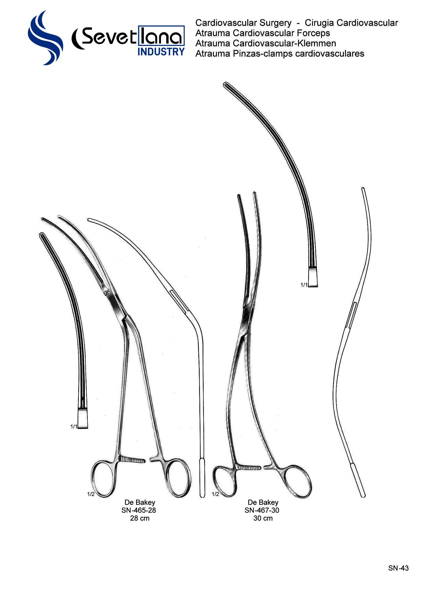 Atrauma Cardiovascular Forceps