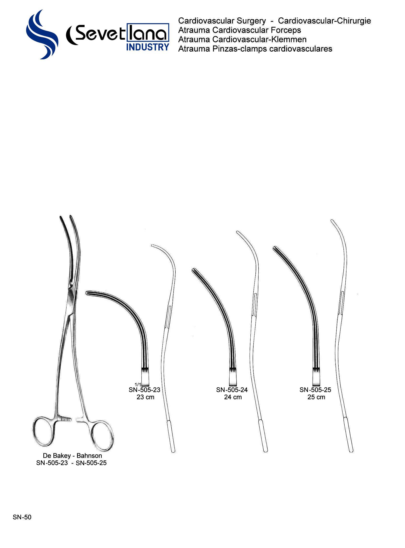 Atrauma Cardiovascular Forceps