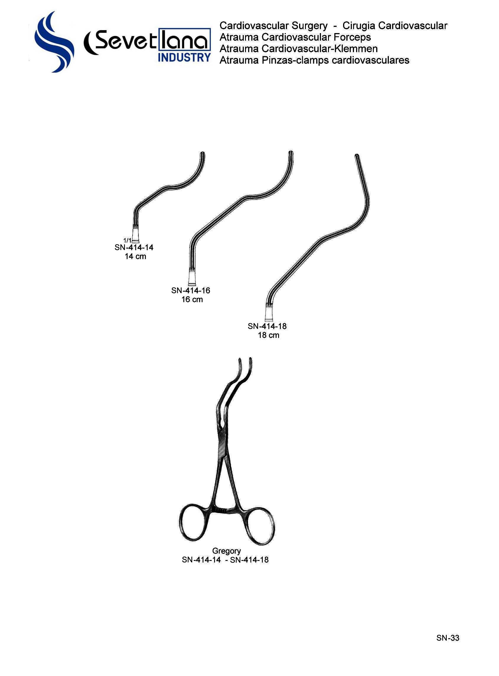 Atrauma Cardiovascular Forceps
