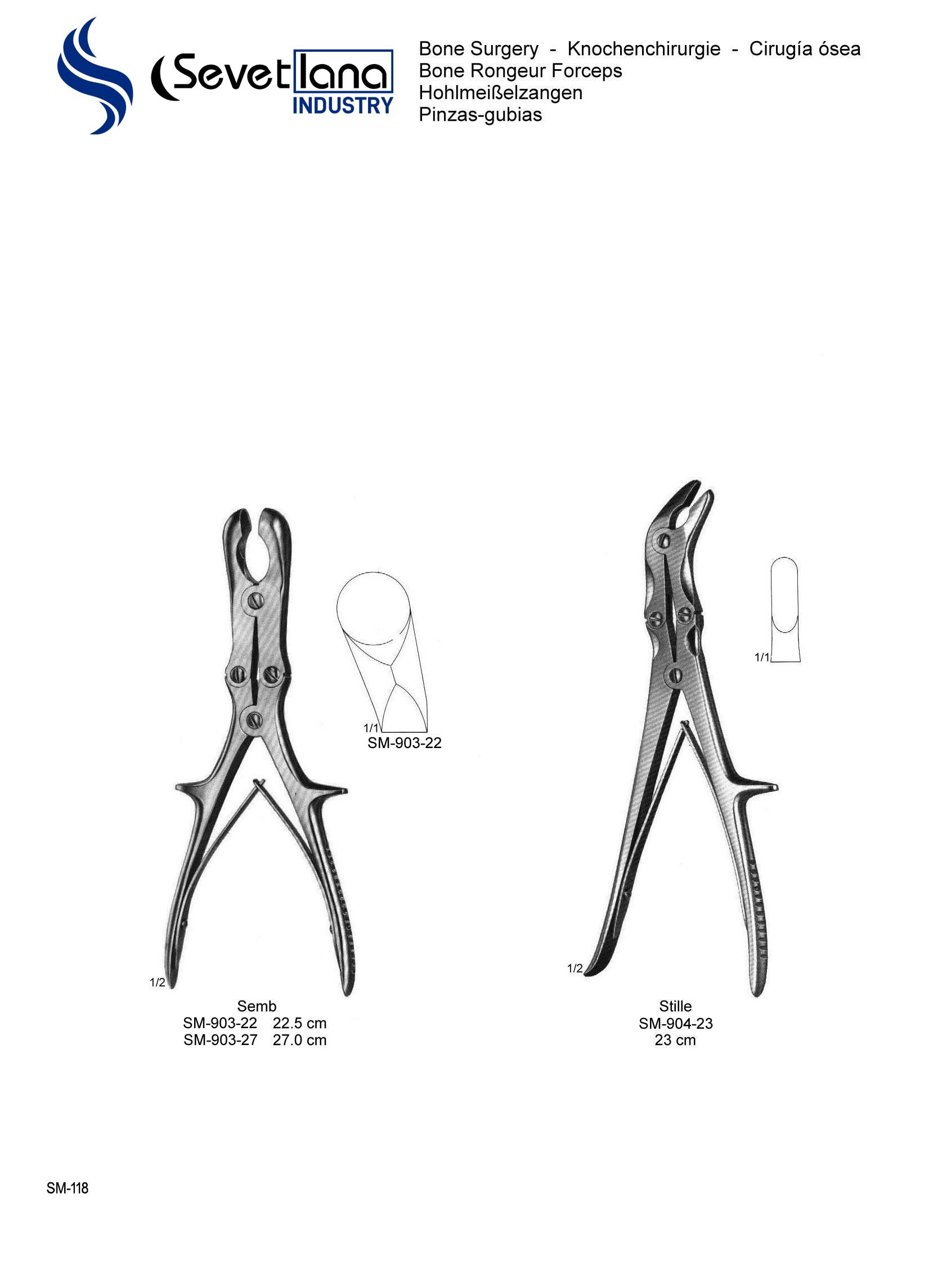 Bone Rongeurs Forceps