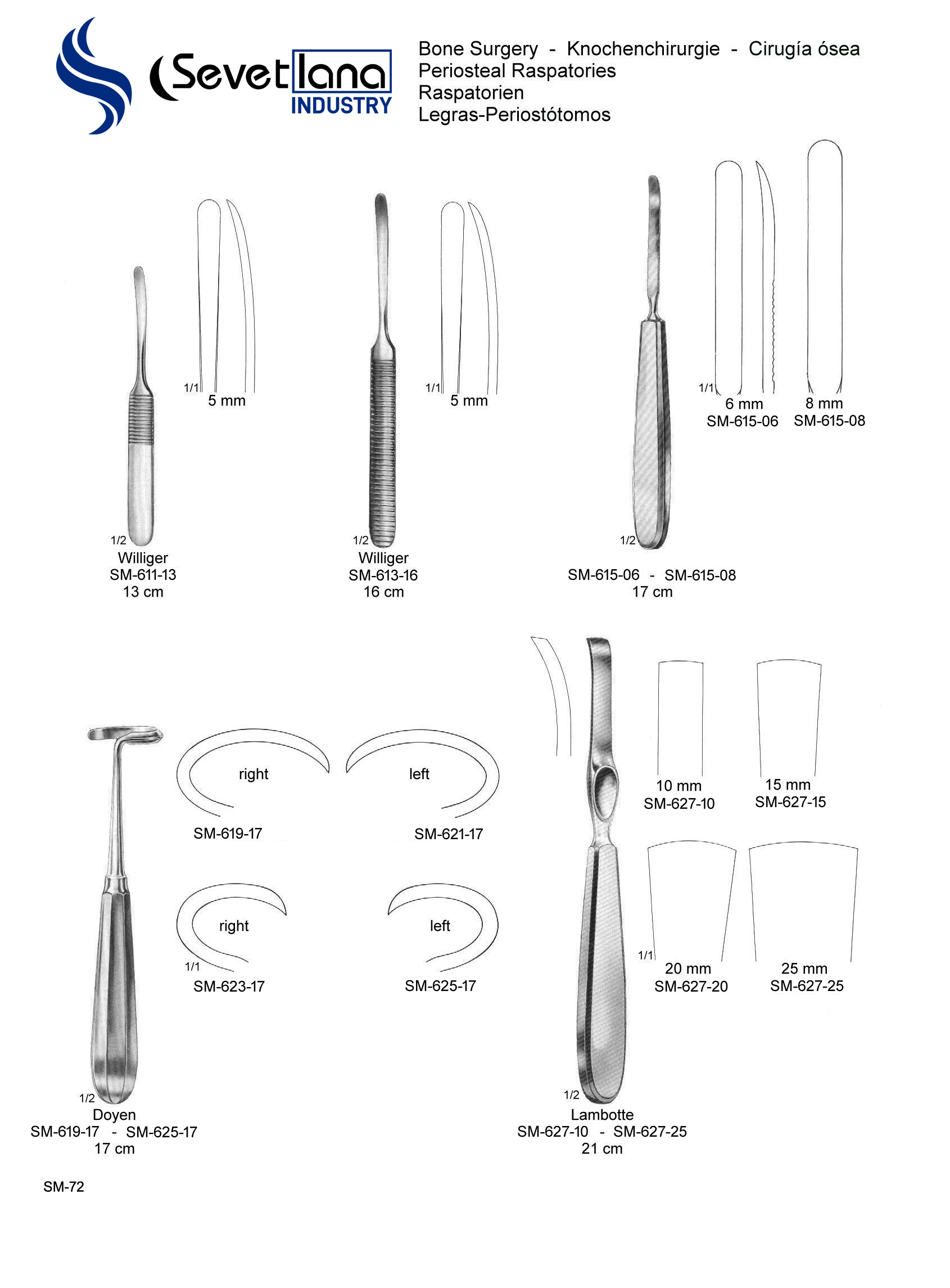 Periosteal Raspatories