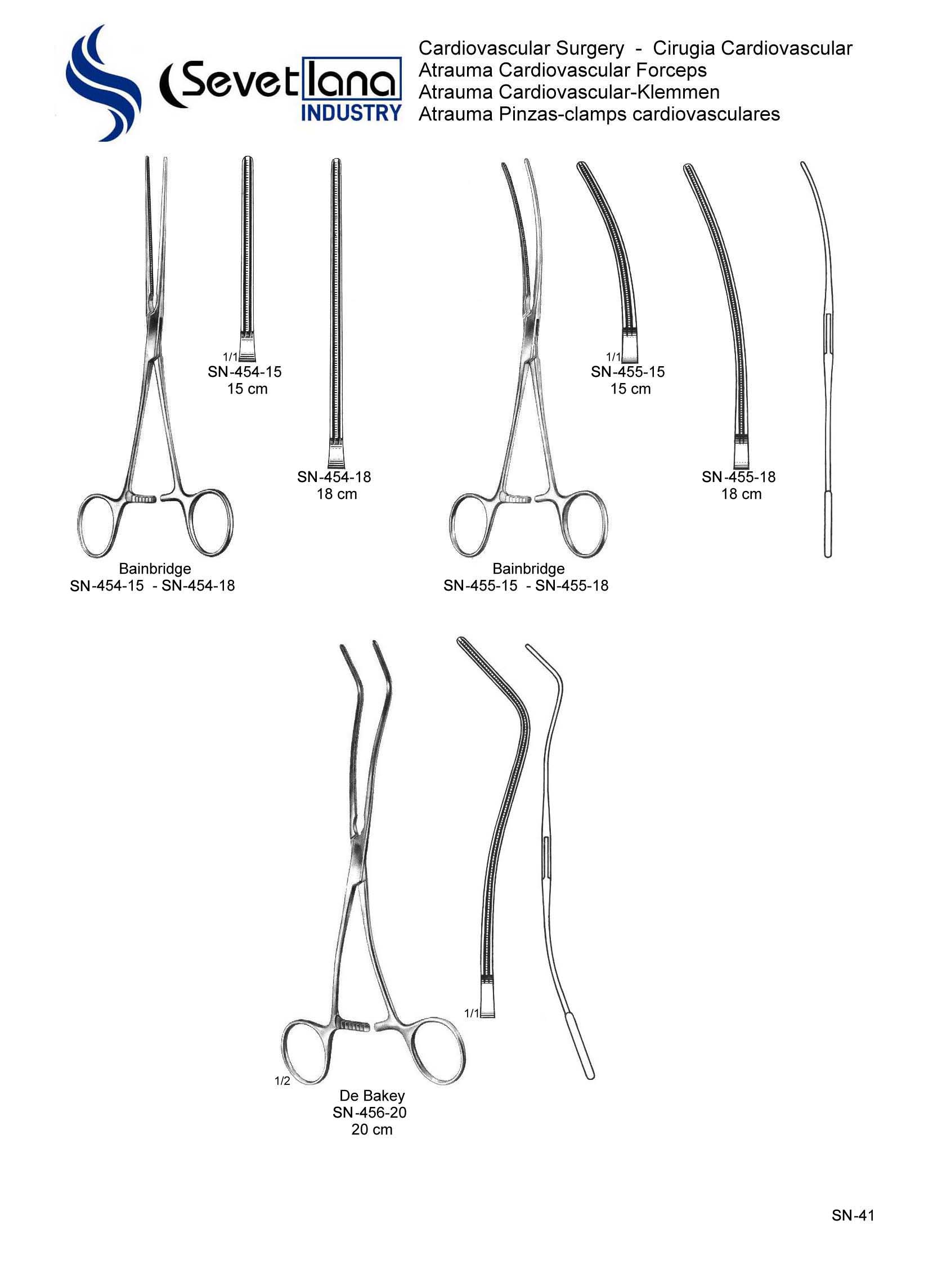 Atrauma Cardiovascular Forceps