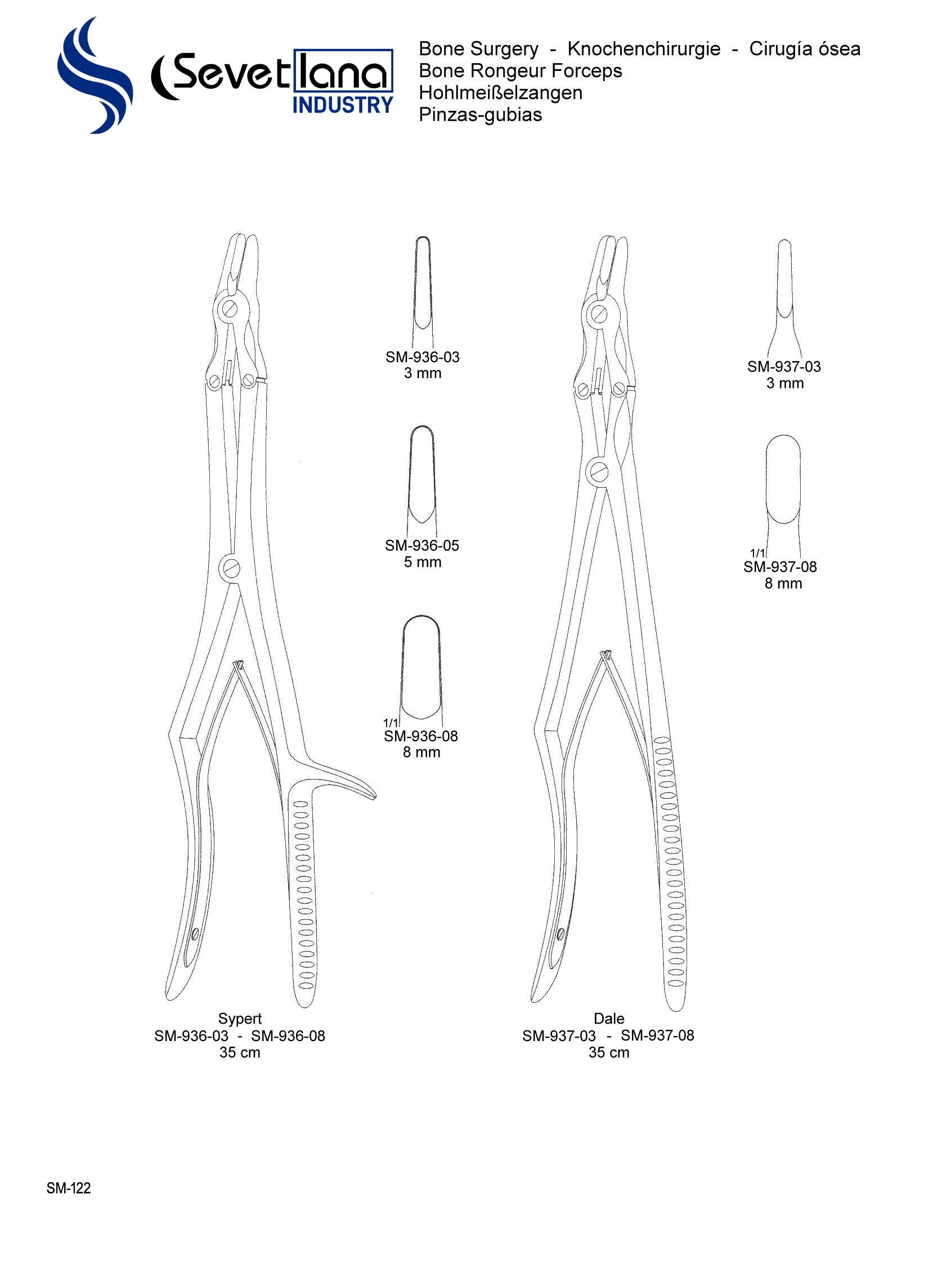 Bone Rongeurs Forceps