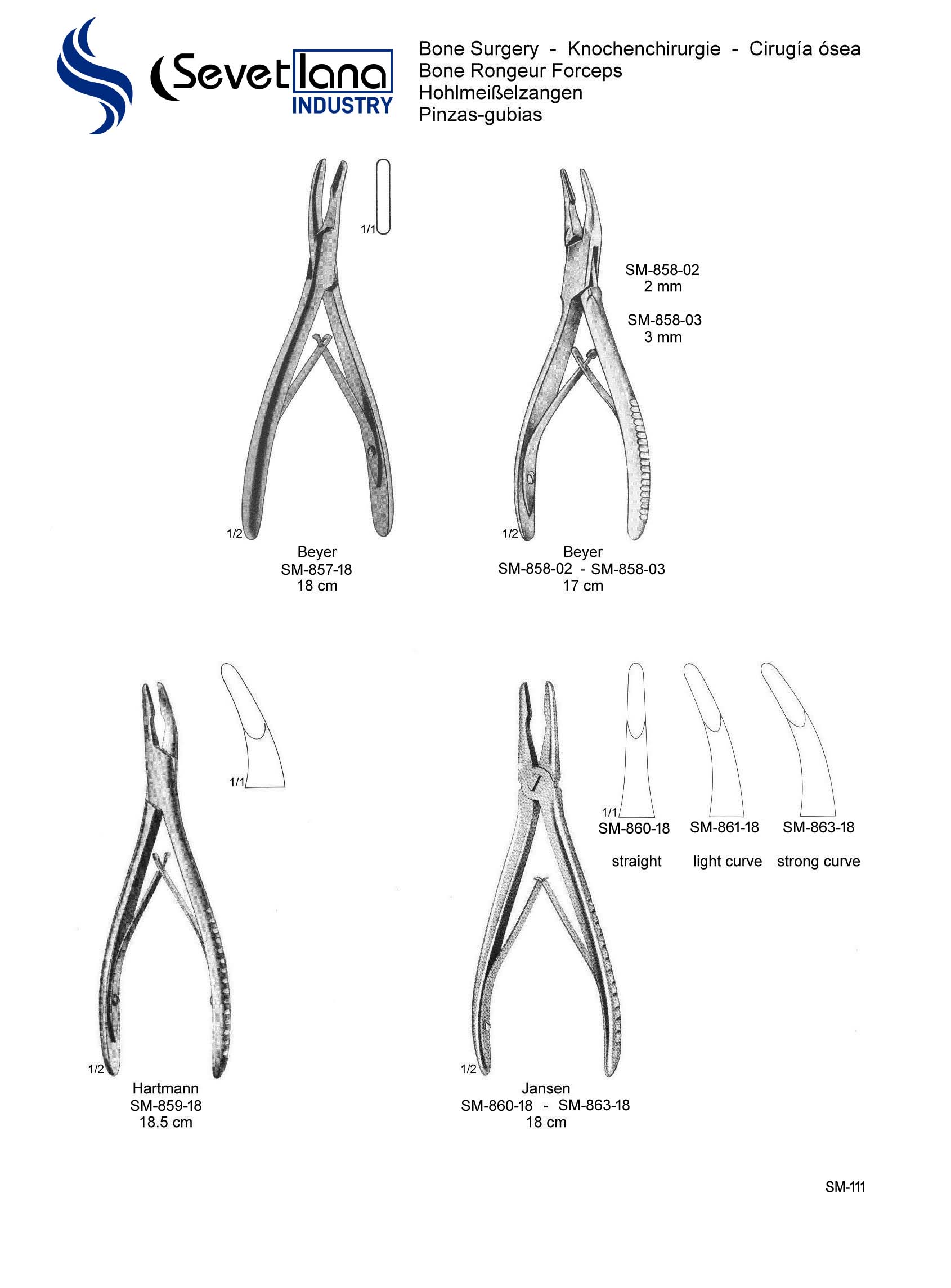 Bone Rongeurs Forceps