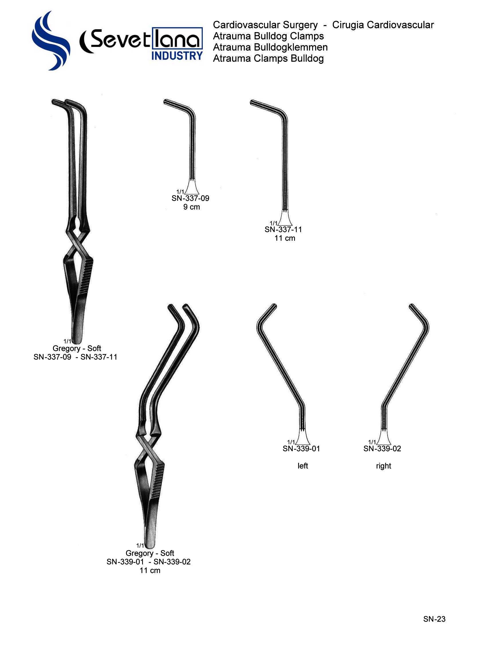 Atrauma Bulldog Clamps