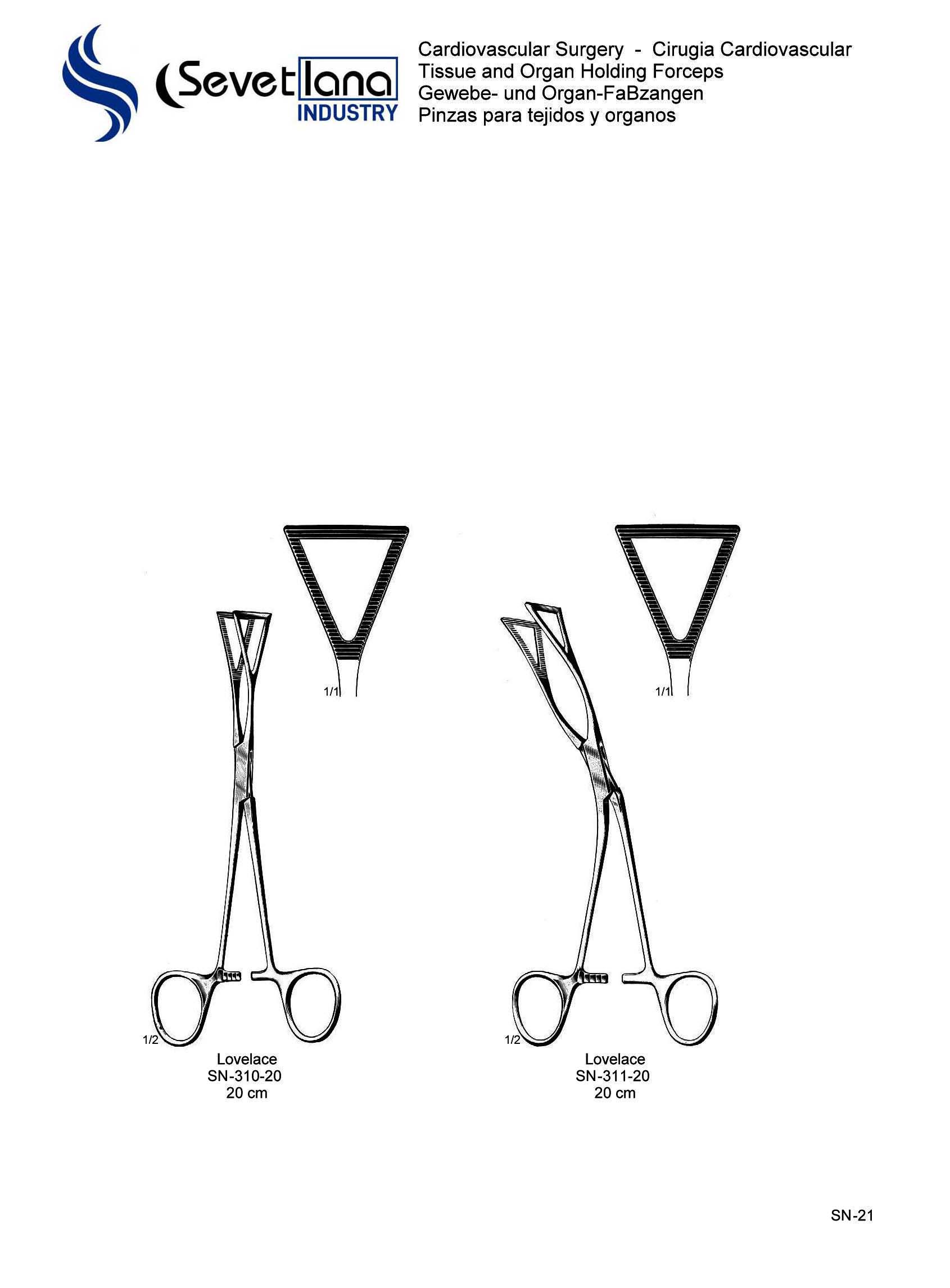 Tissue and Organ Holding Forceps