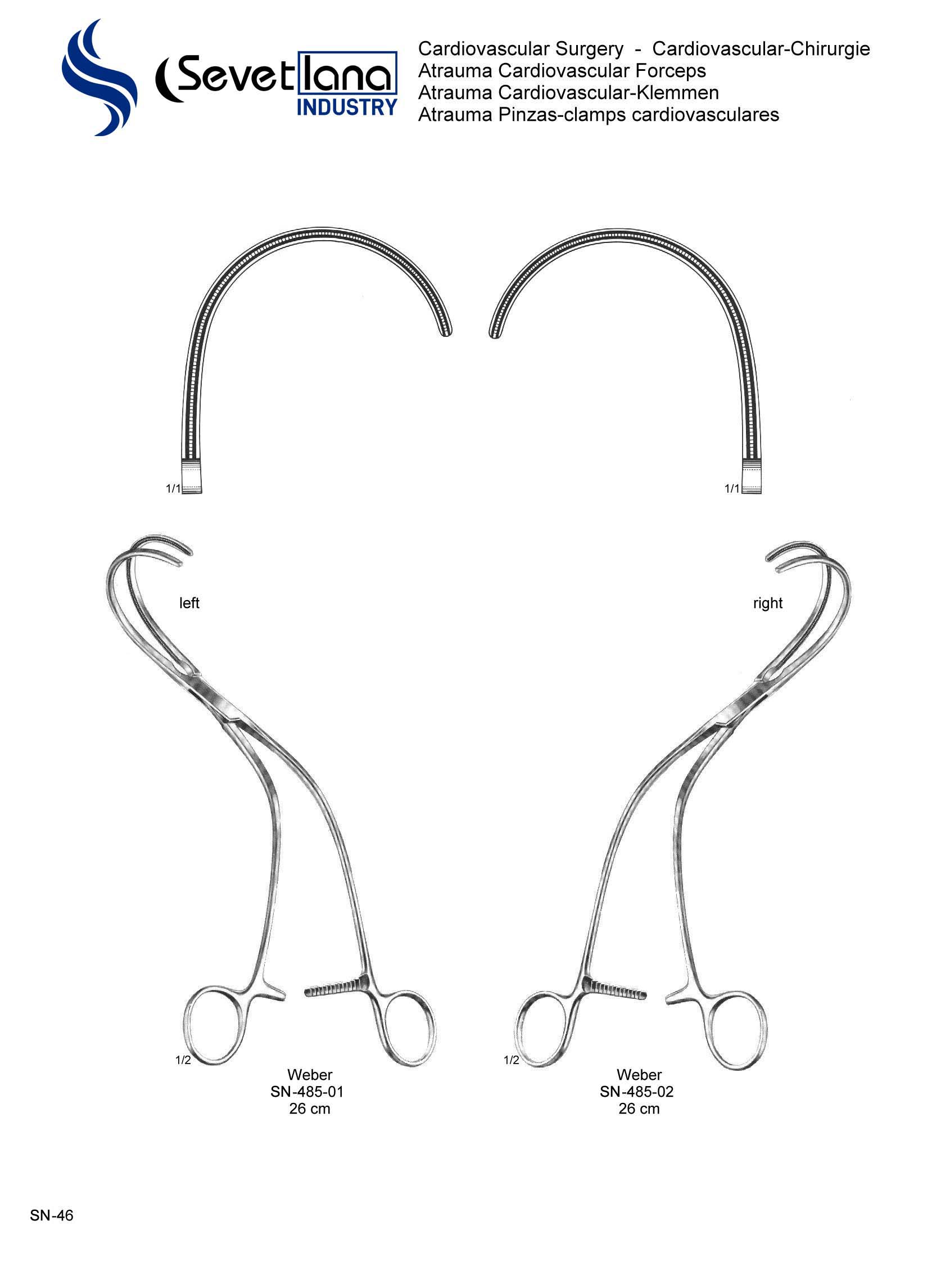 Atrauma Cardiovascular Forceps