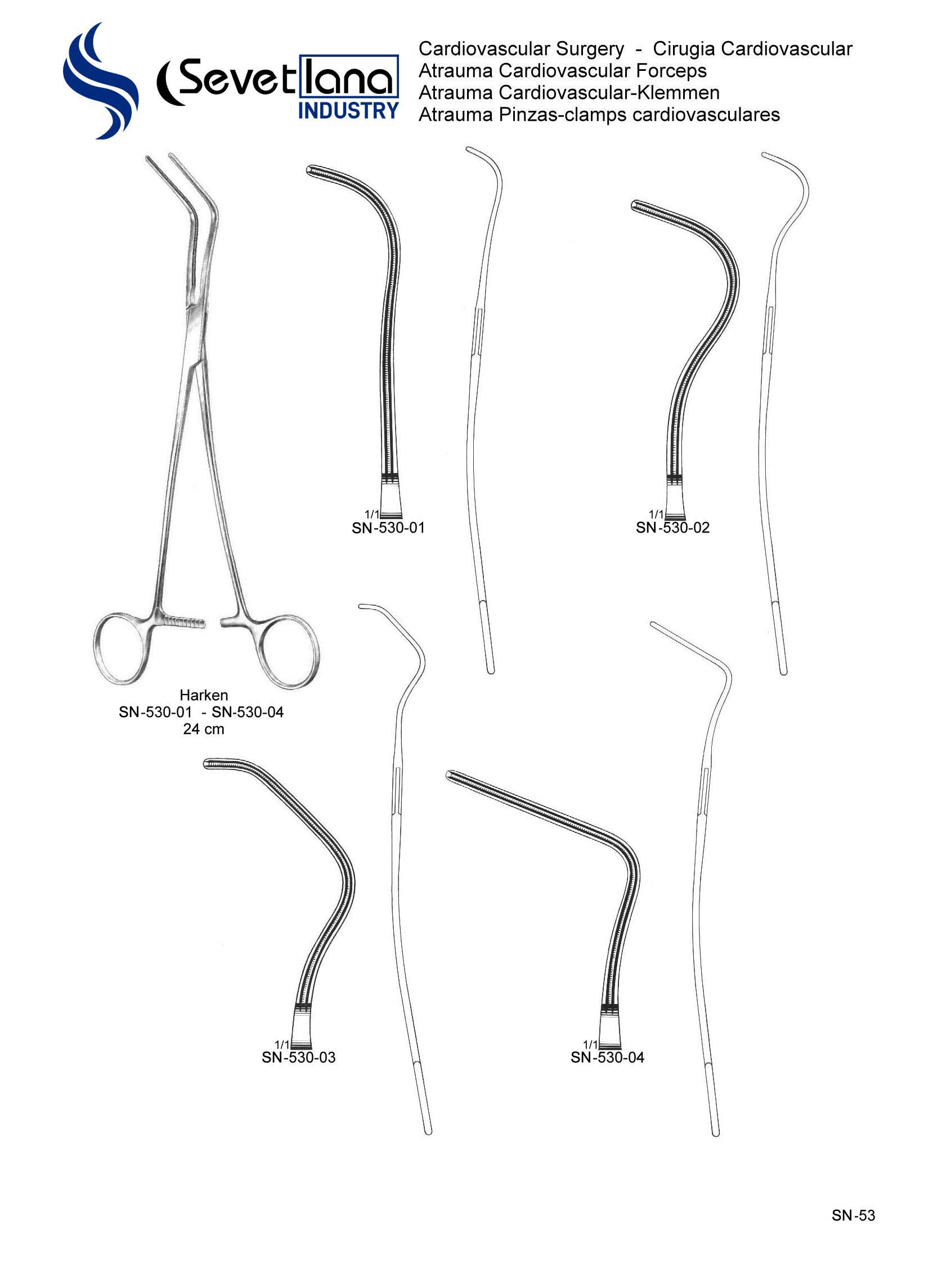 Atrauma Cardiovascular Forceps