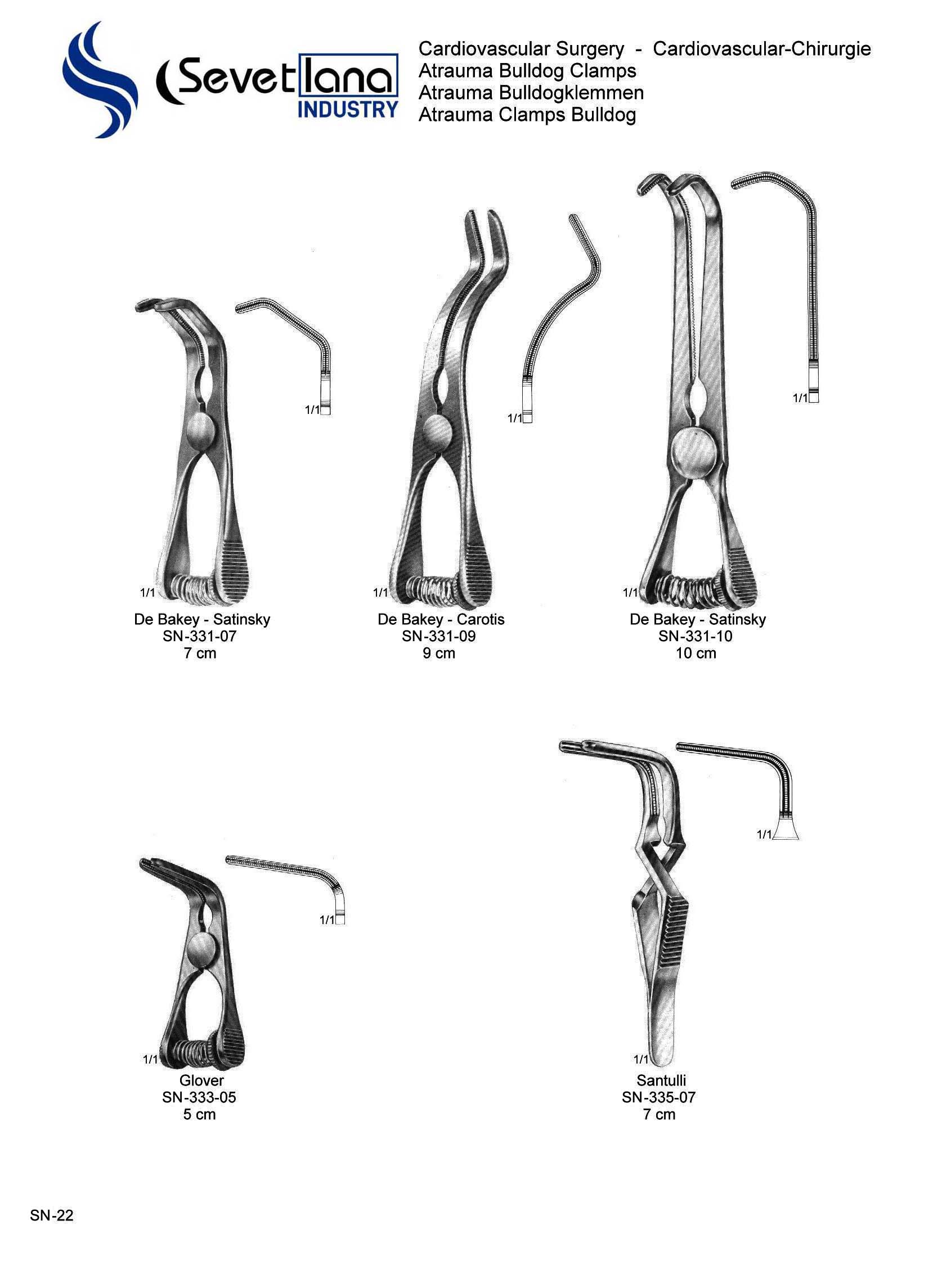 Atrauma Bulldog Clamps