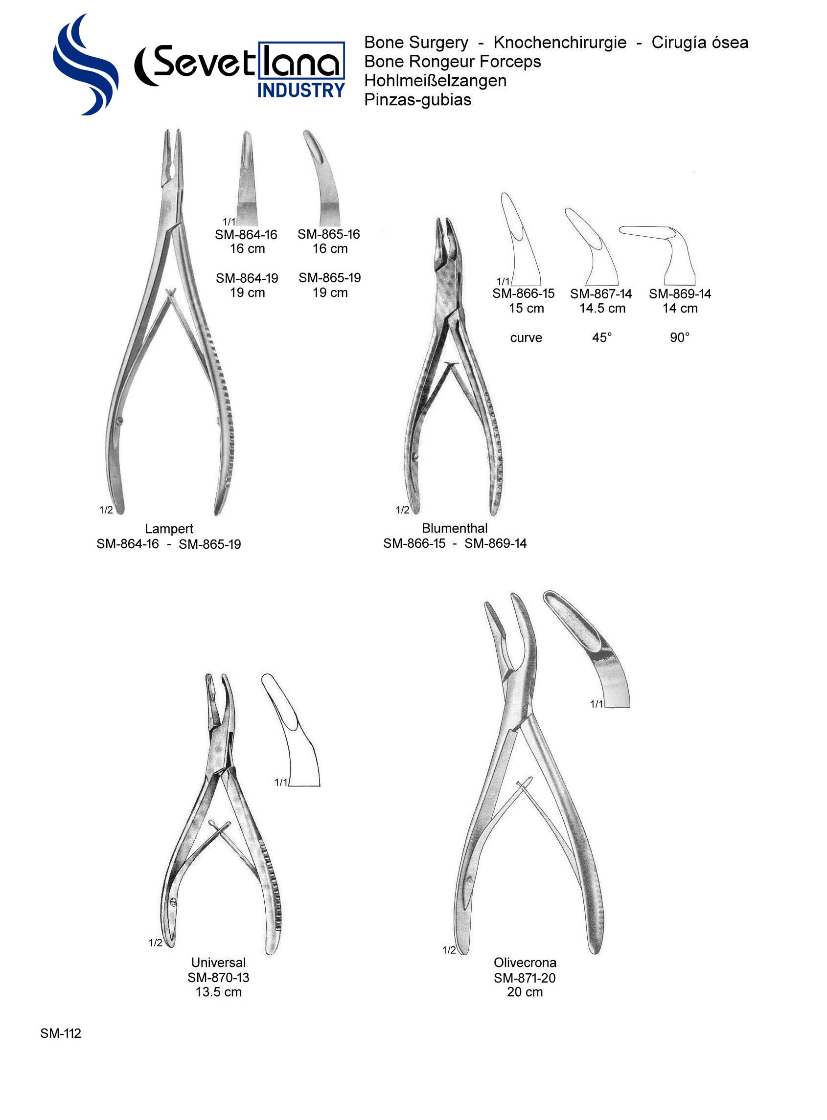 Bone Rongeurs Forceps