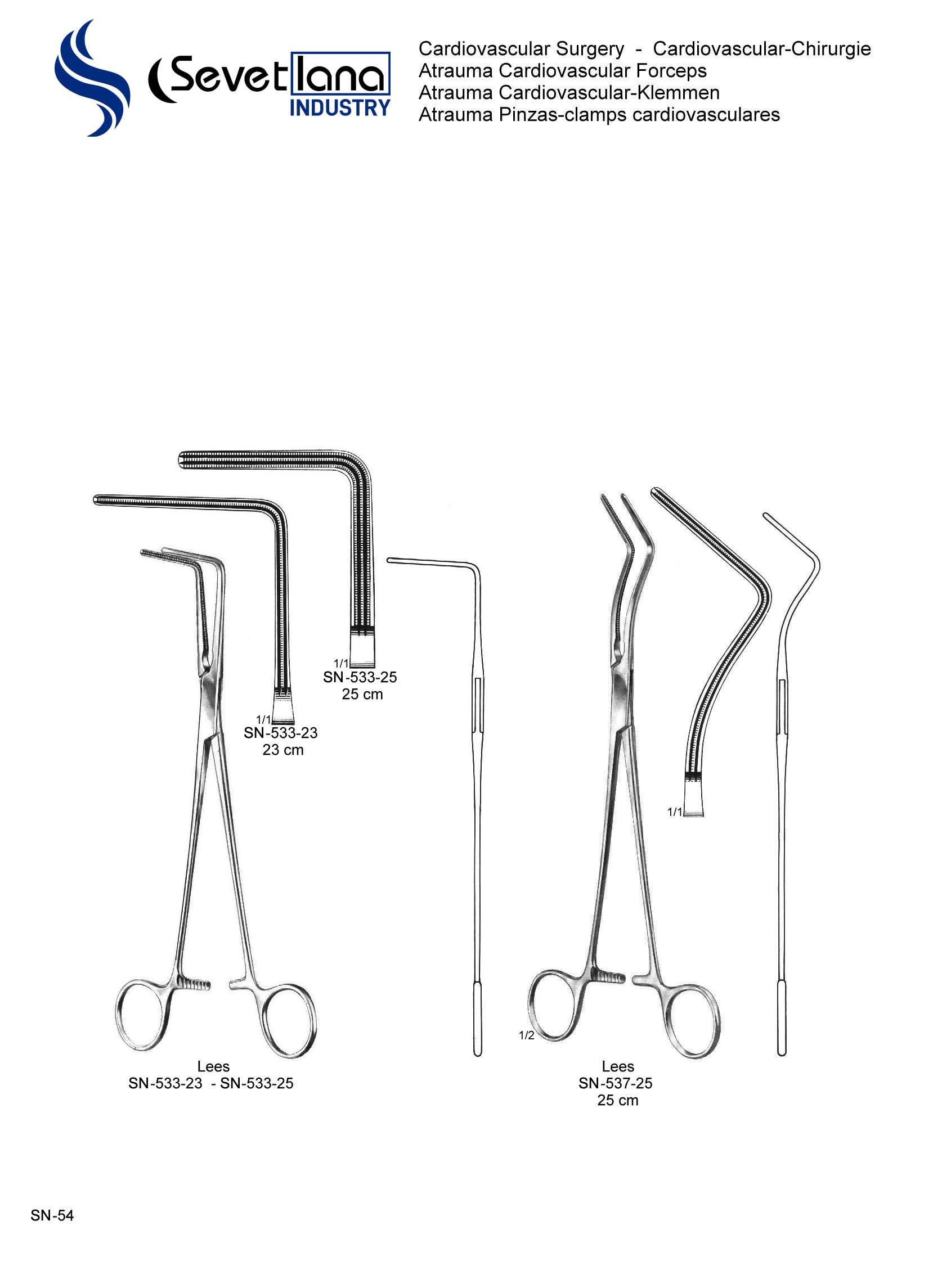 Atrauma Cardiovascular Forceps