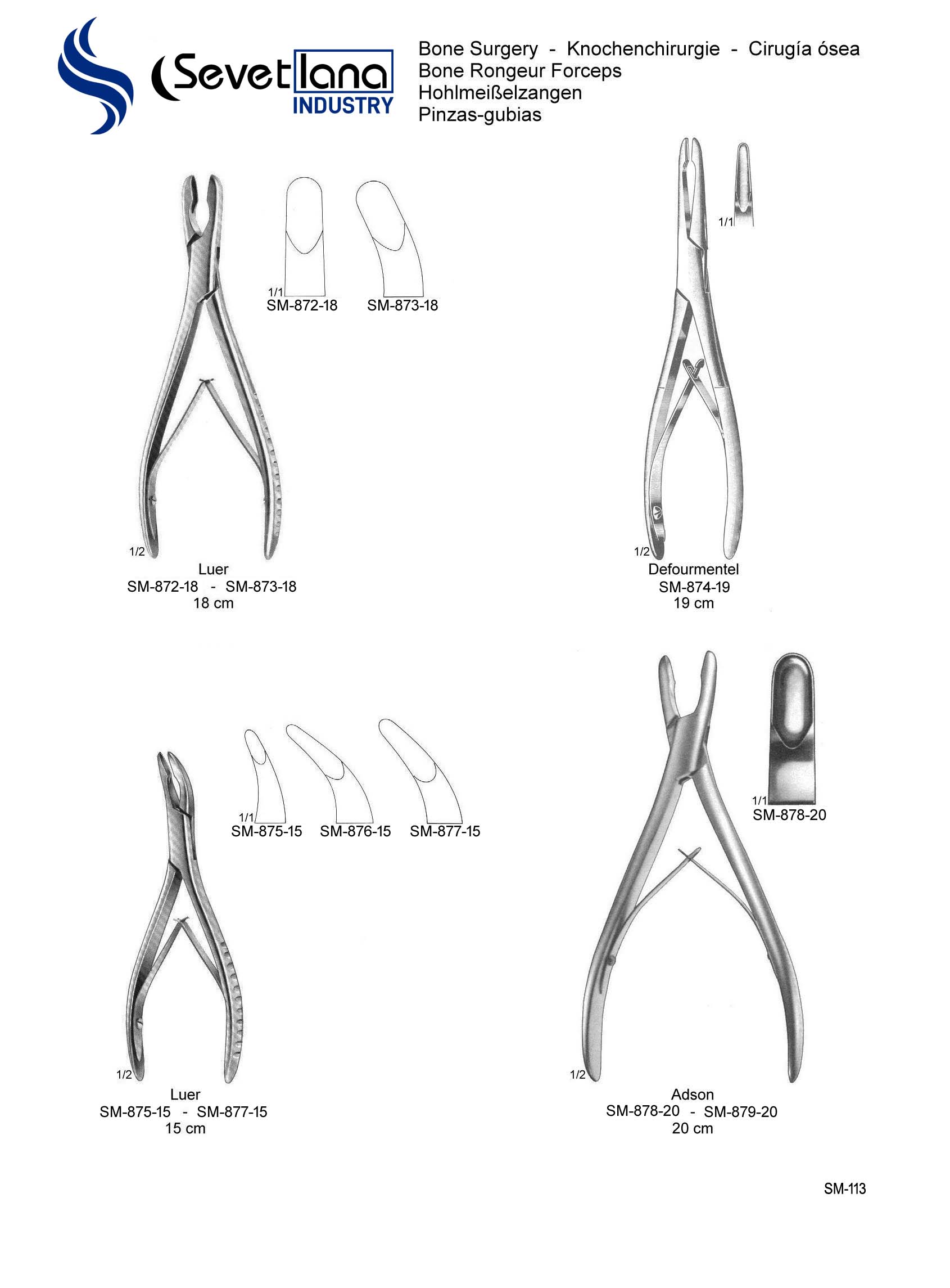 Bone Rongeurs Forceps