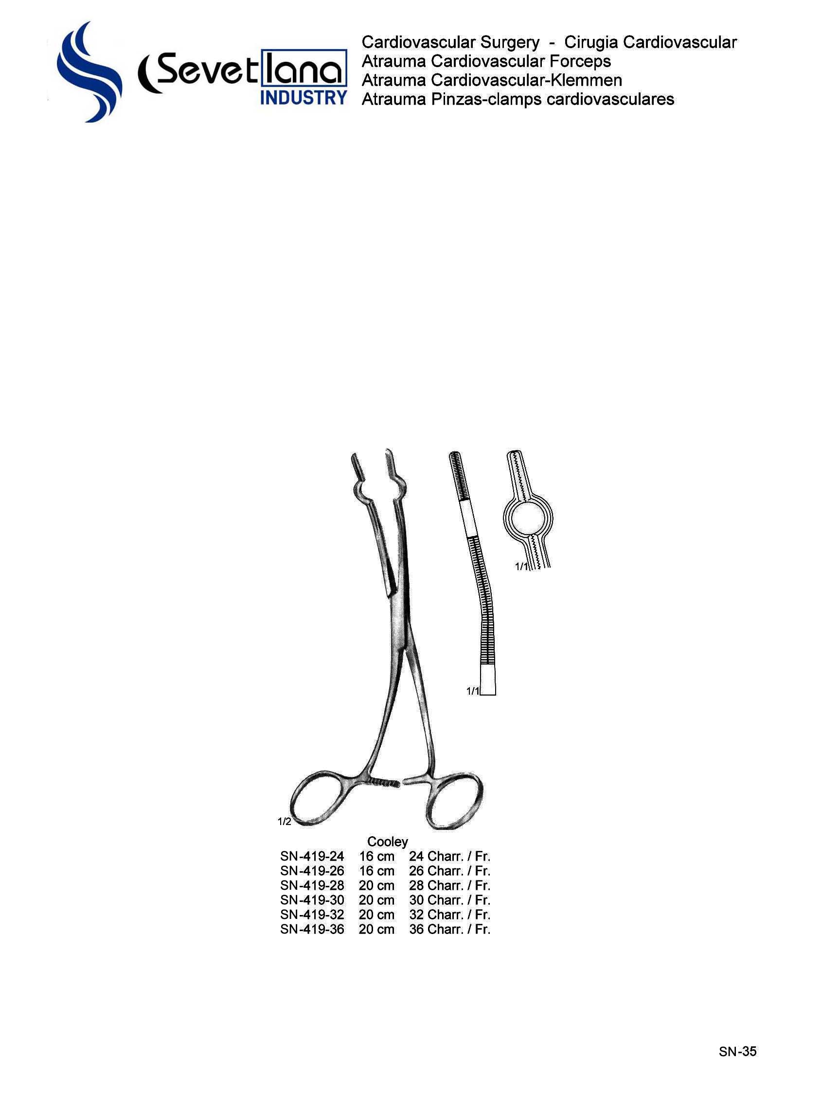 Atrauma Cardiovascular Forceps