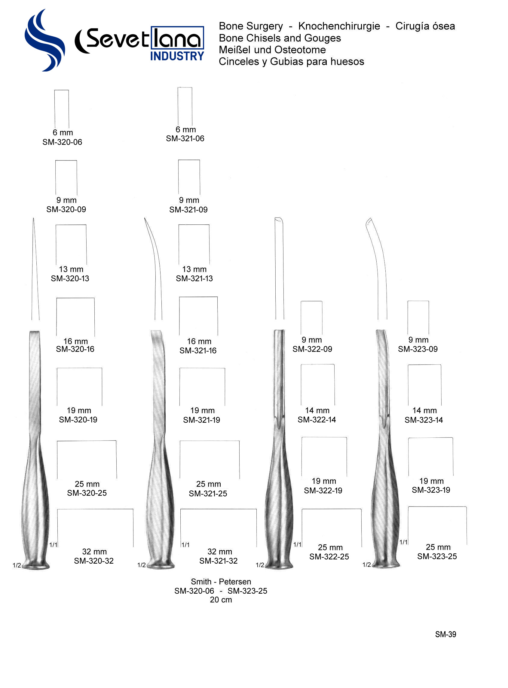 Bone Chisels, Bone Gouges, Bone Osteotomes