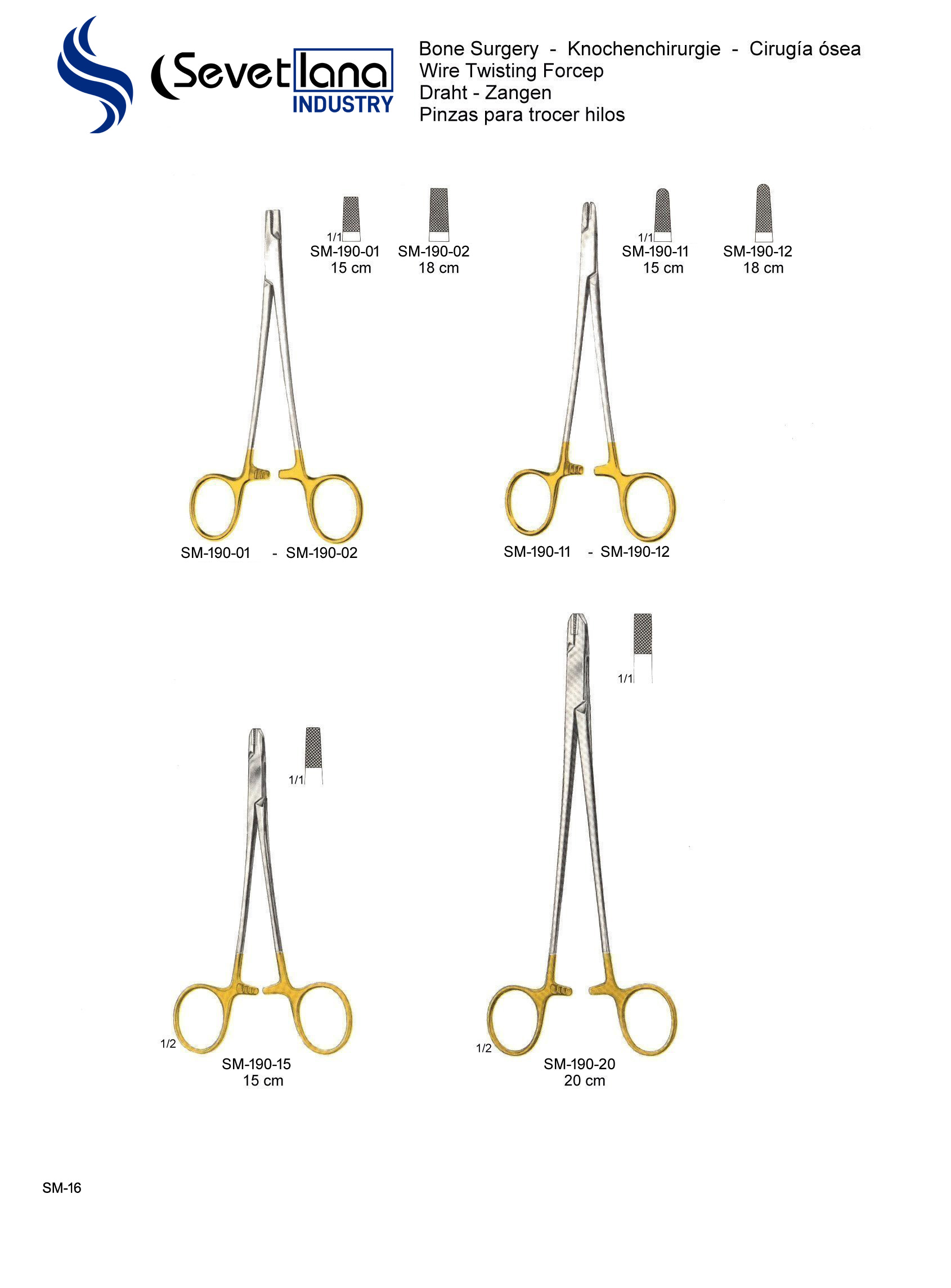 Wire Twisting Forcep 15.0cm T/C