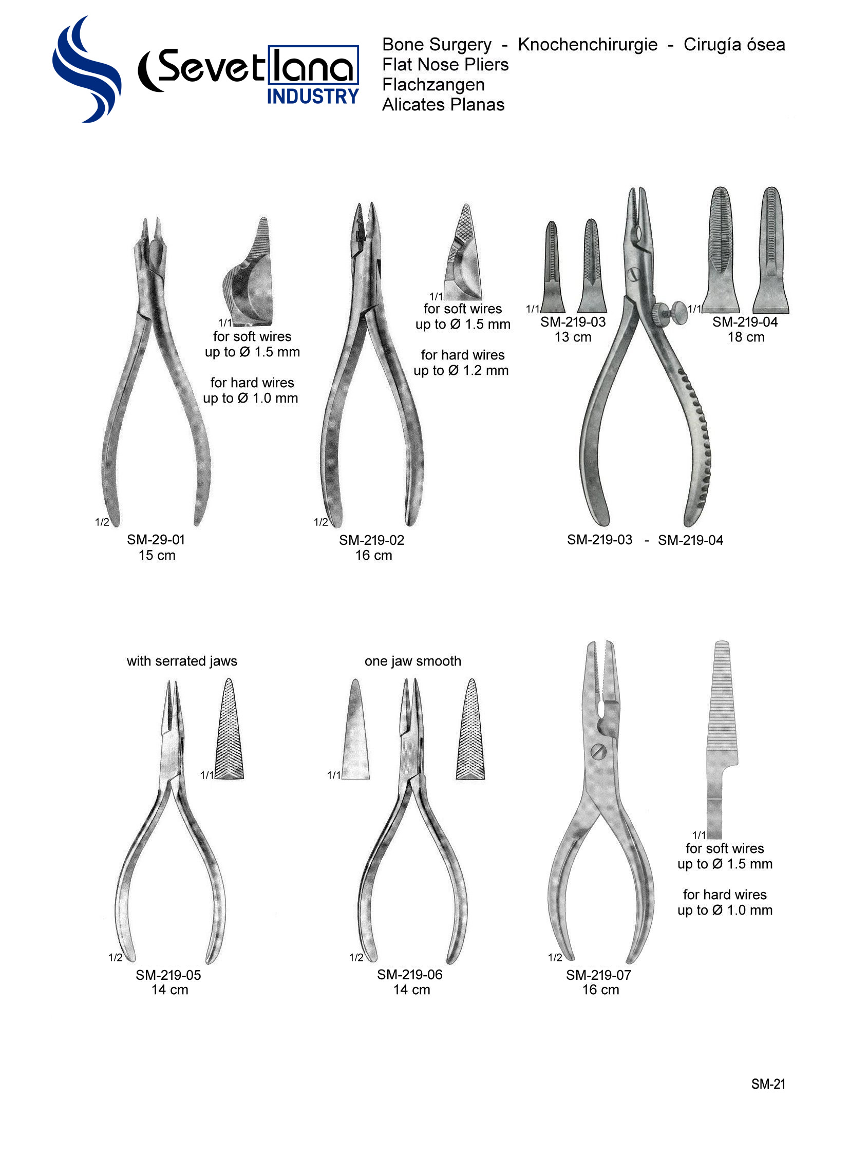 Flat Nose Pliers 15.0cm