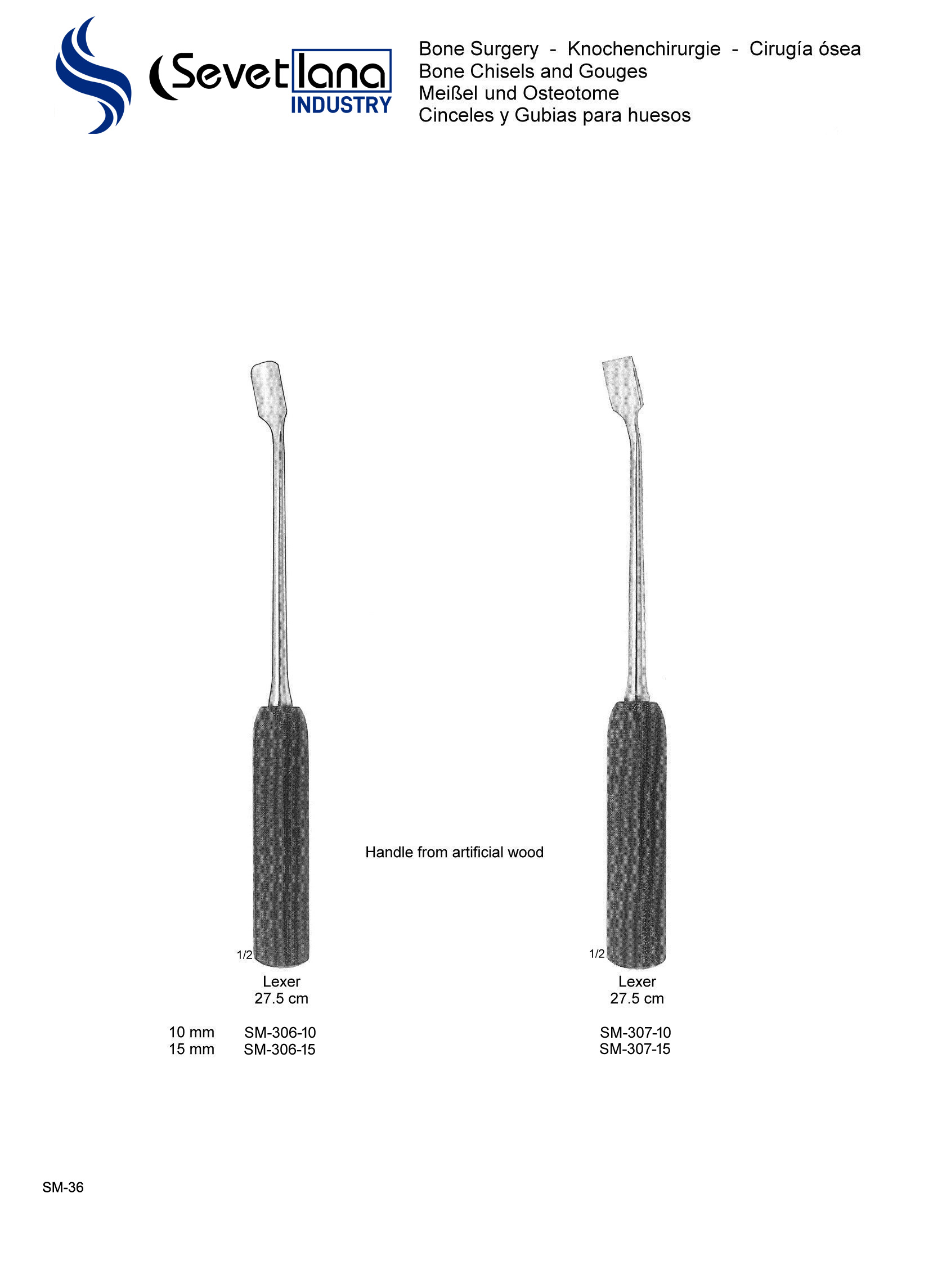 Bone Chisels, Bone Gouges, Bone Osteotomes