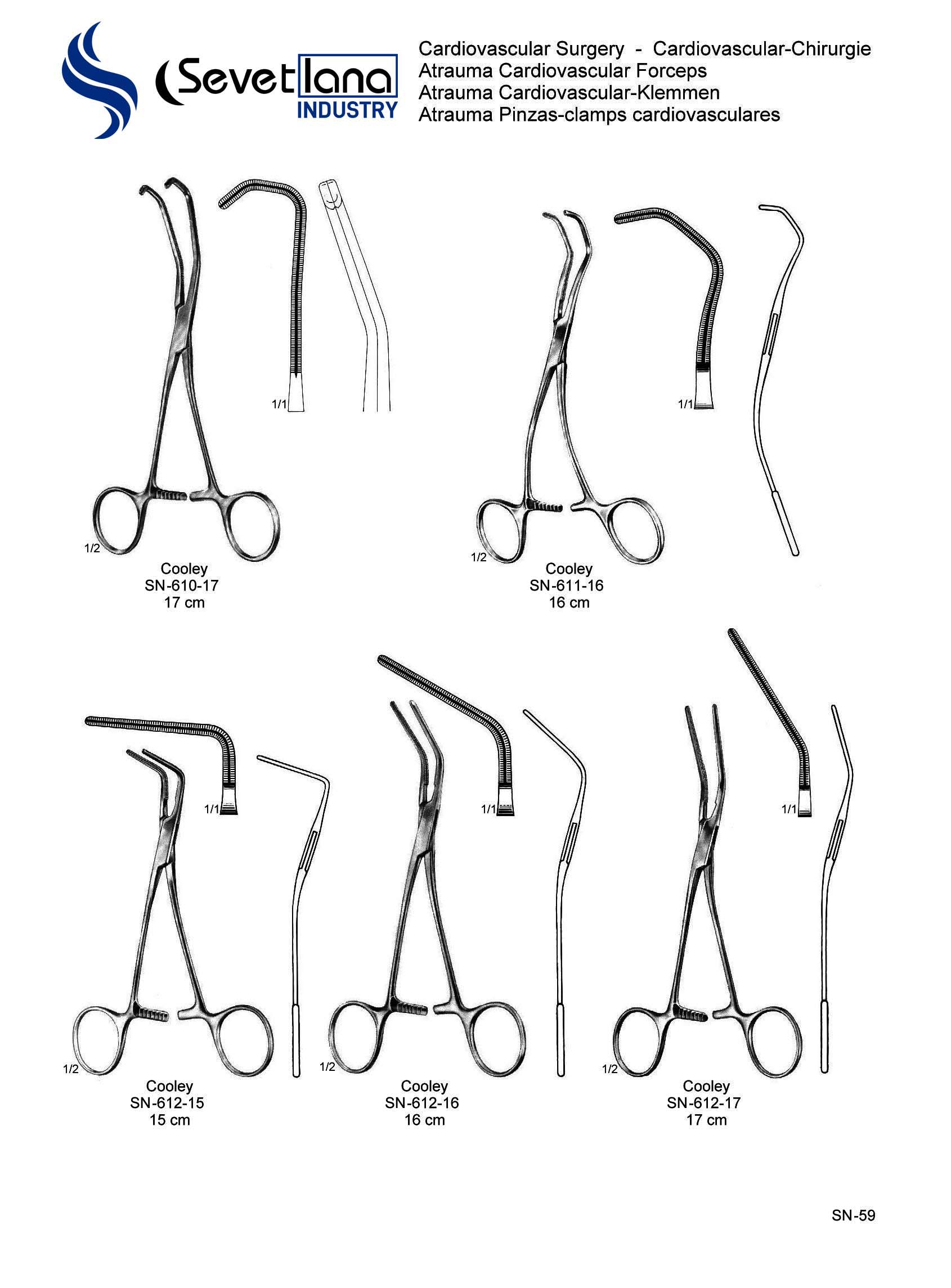Atrauma Cardiovascular Forceps