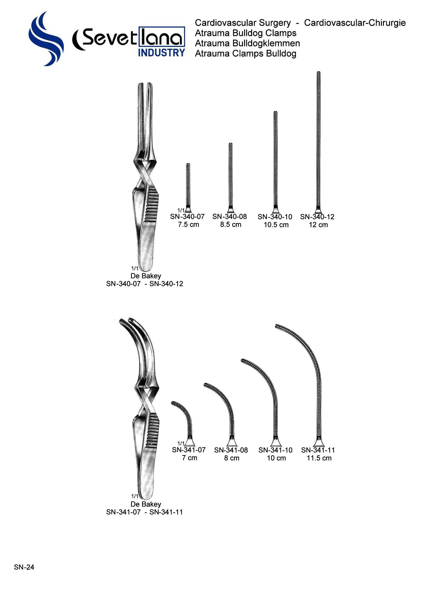 Atrauma Bulldog Clamps