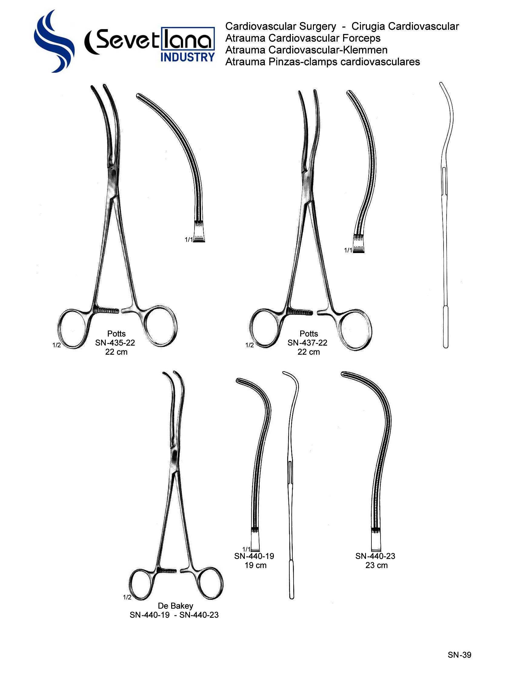 Atrauma Cardiovascular Forceps