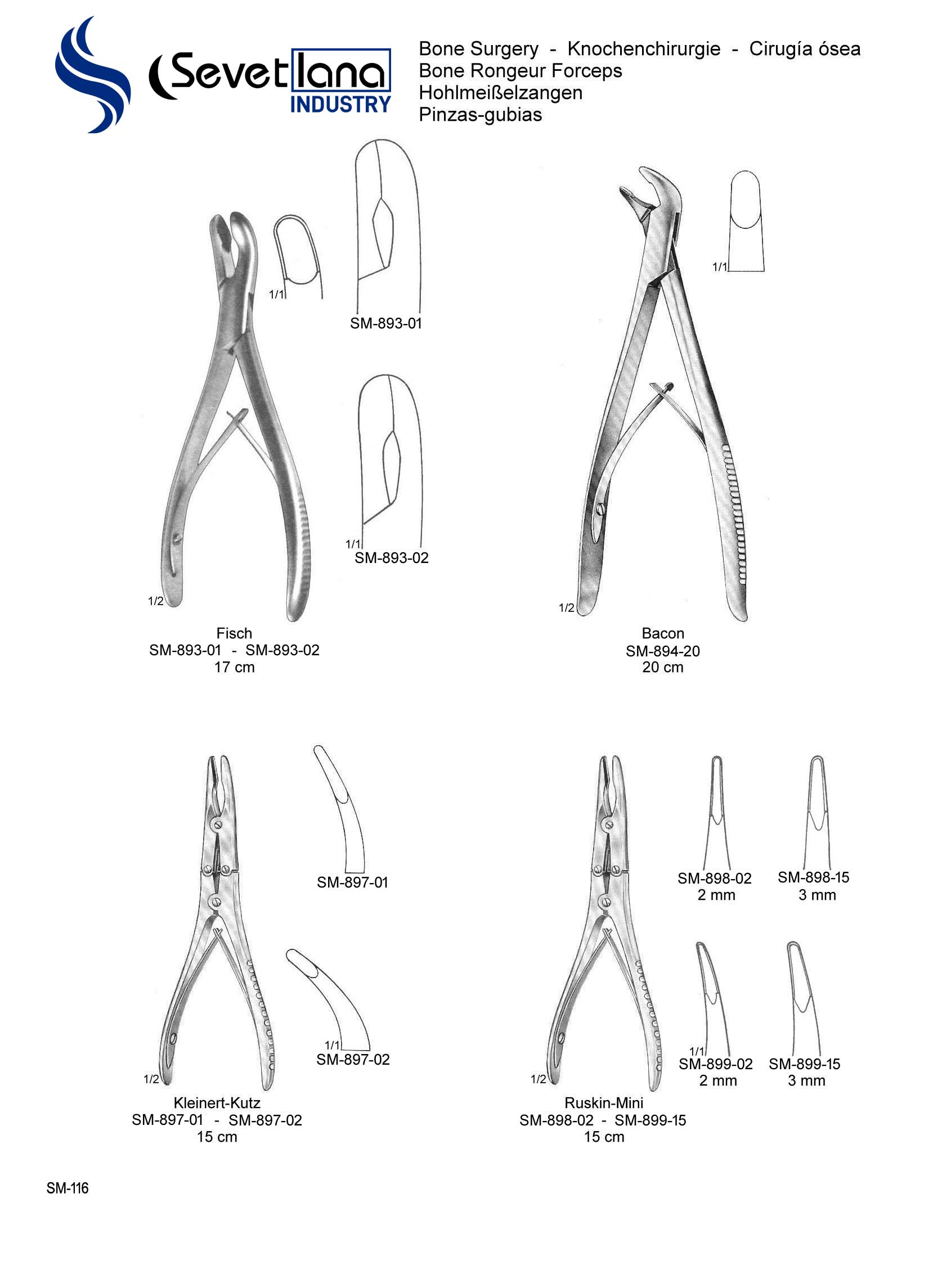 Bone Rongeurs Forceps