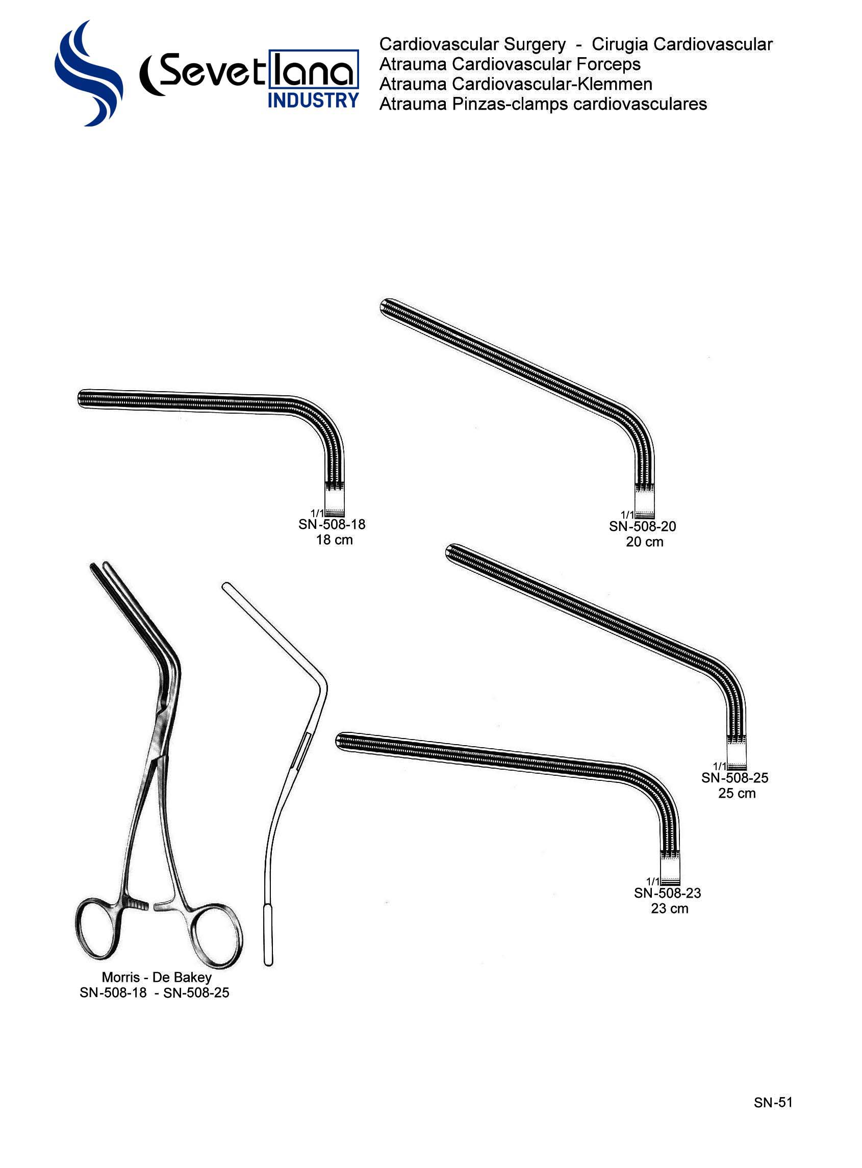Atrauma Cardiovascular Forceps
