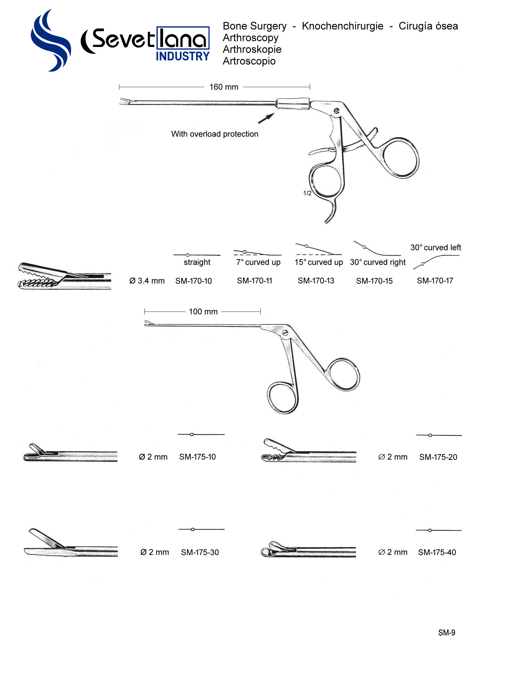 Arthroscopy Instrument With overload protection Str Ø 3.4mm Fig 1