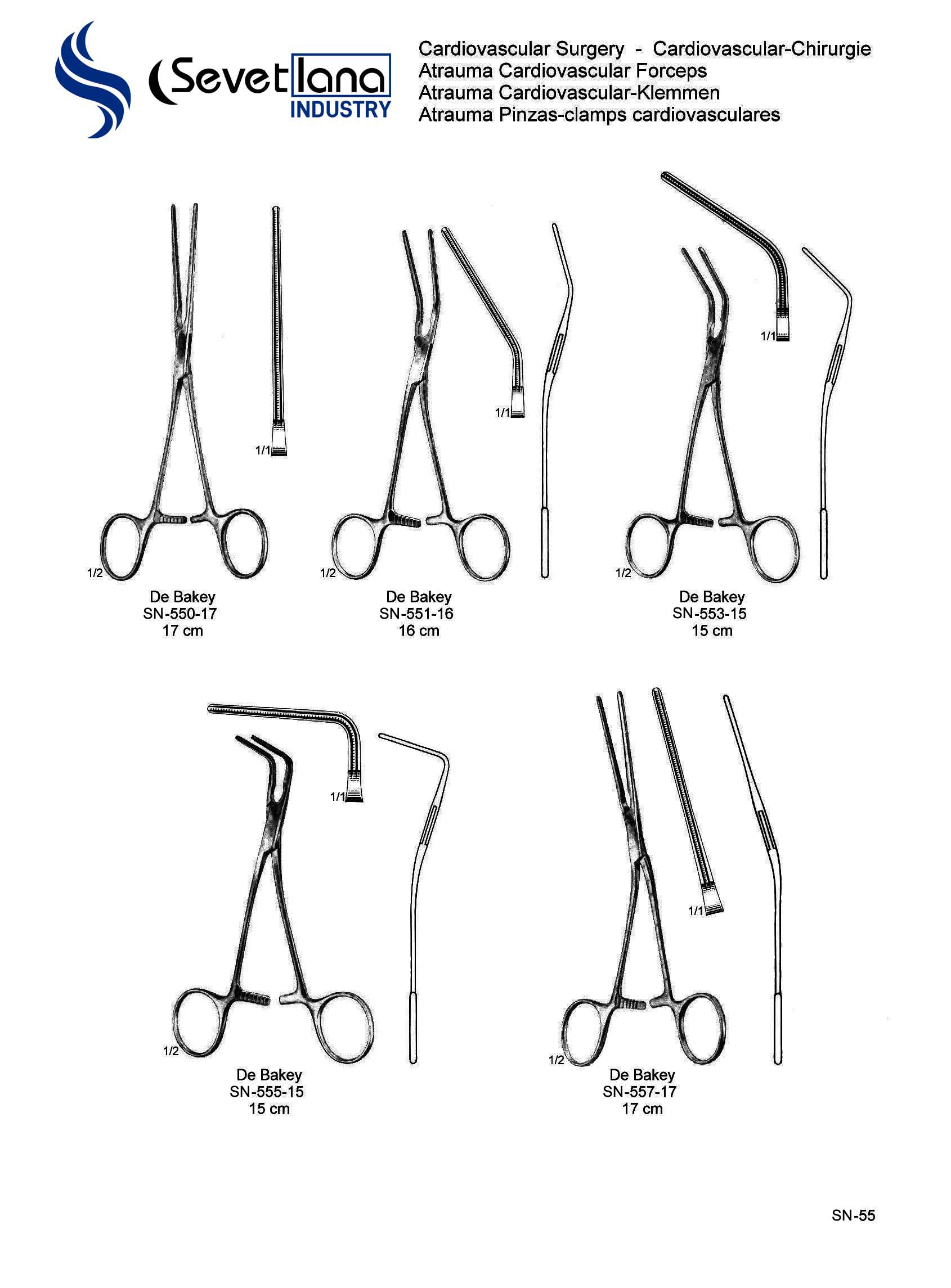 Atrauma Cardiovascular Forceps
